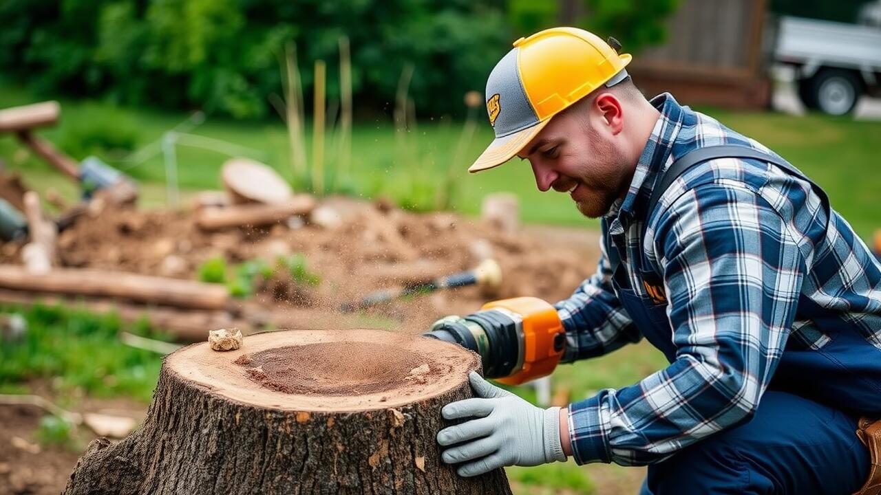 Can you grind a stump yourself?