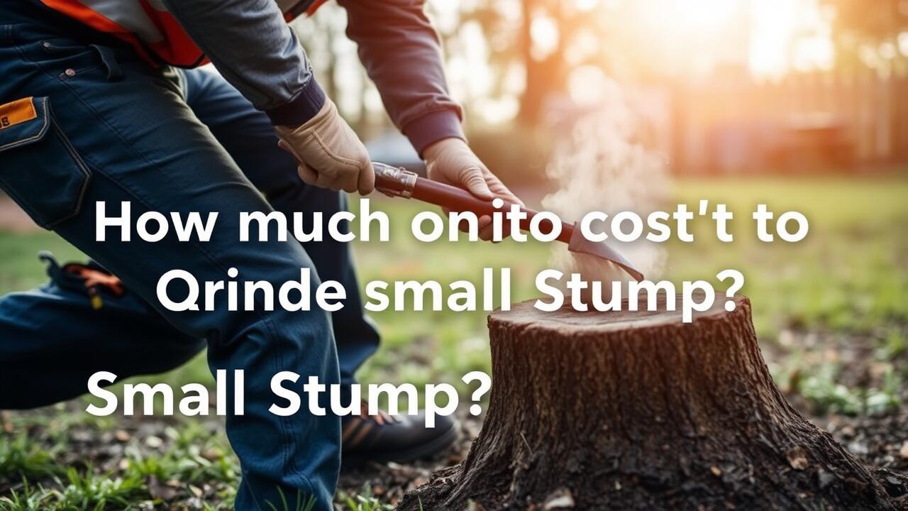 How much does it cost to grind a small stump?