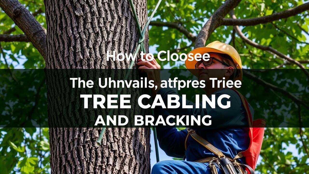 How to Choose the Right Materials for Tree Cabling and Bracing