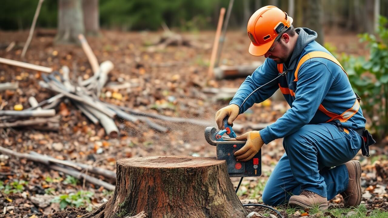 How to estimate stump grinding?