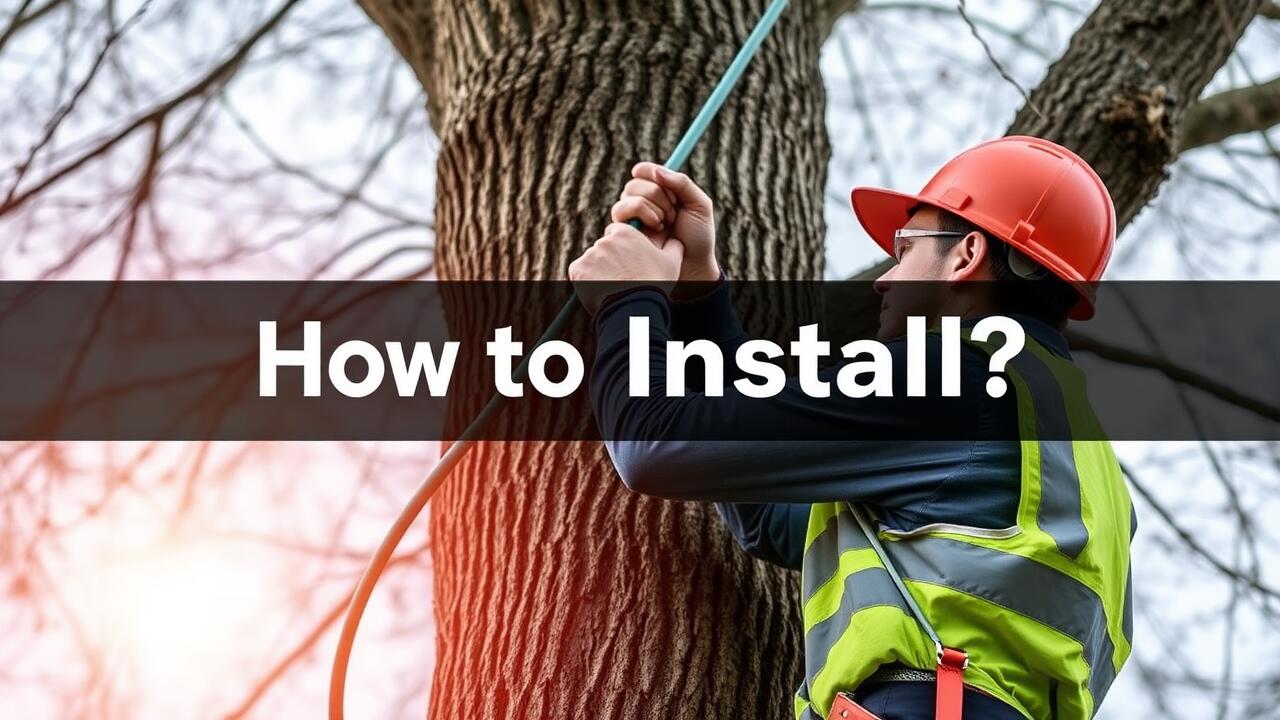 How to install a tree cable?