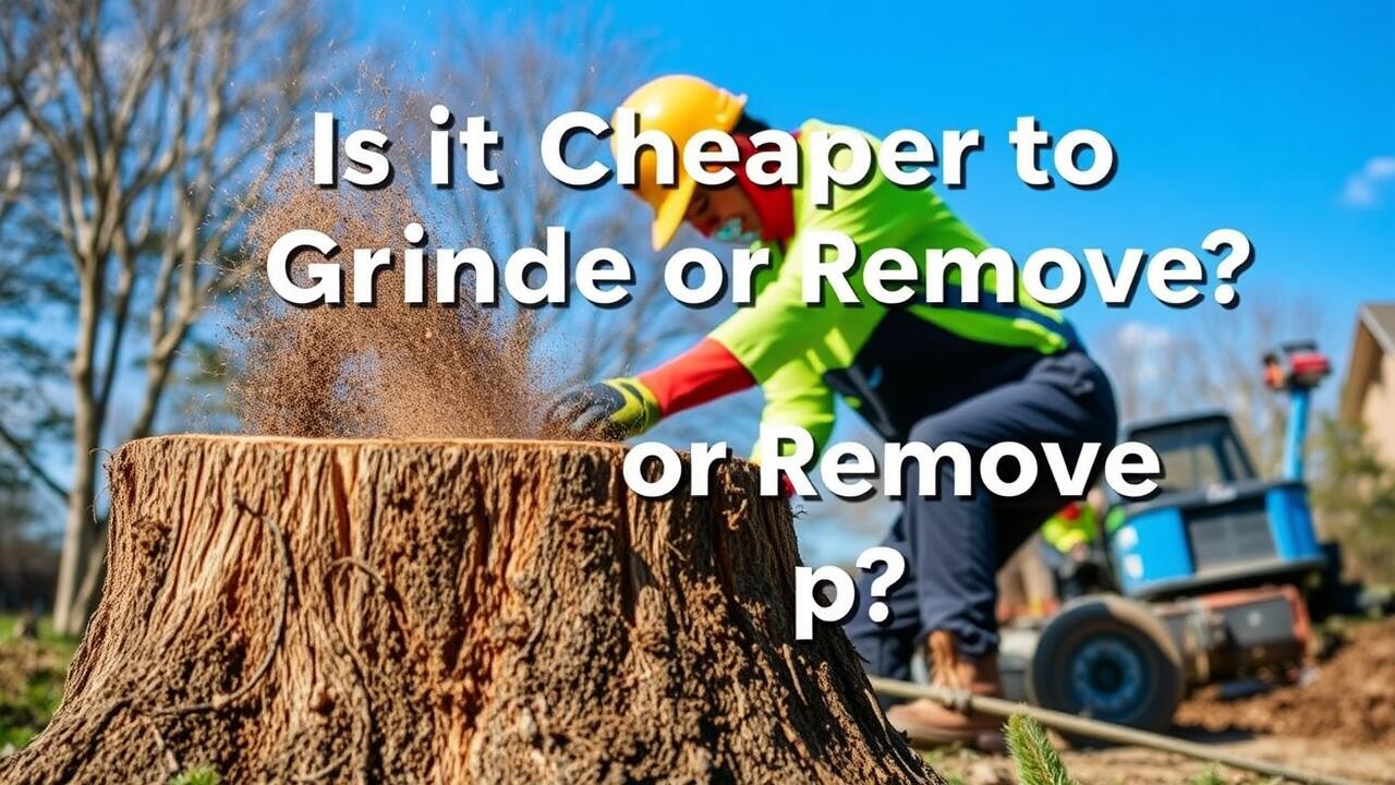 Is it cheaper to grind or remove a stump?