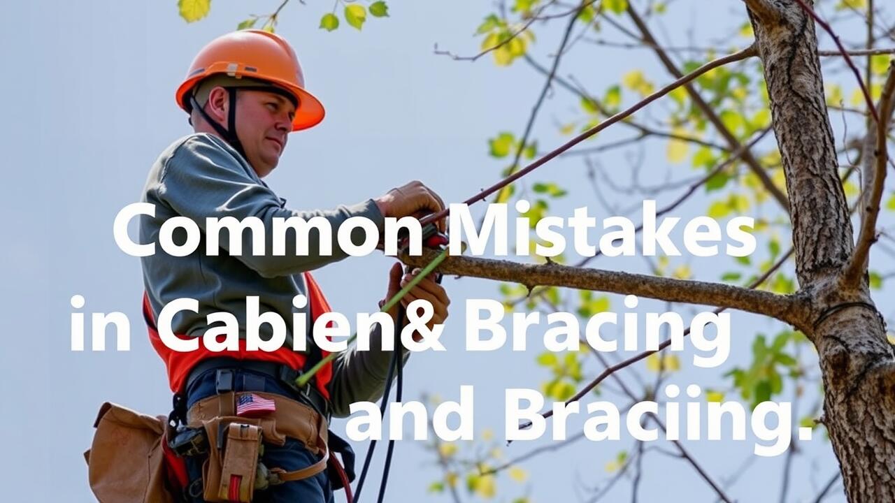 Round Up of Common Mistakes in Tree Cabling and Bracing