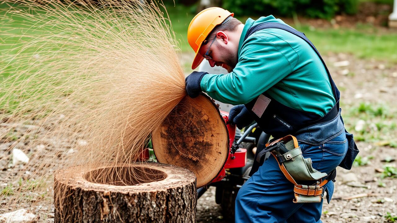 Round up of the best techniques for effective stump grinding