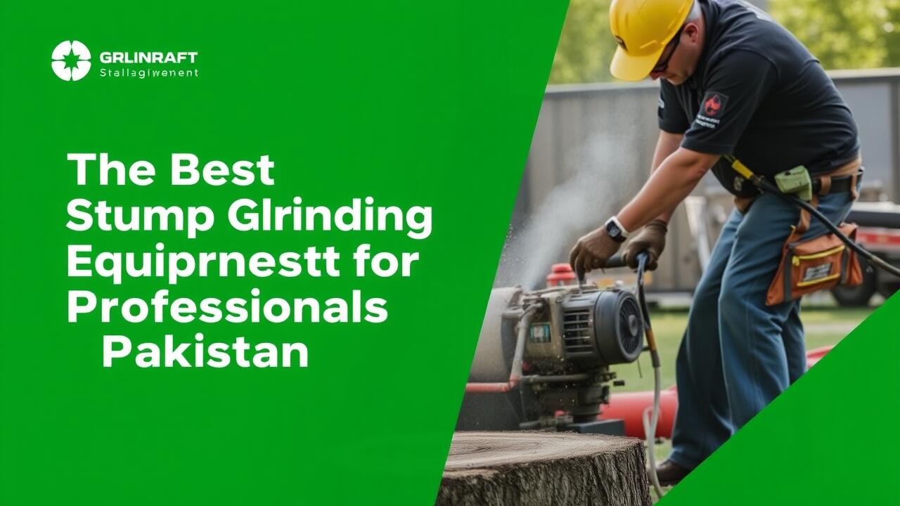 The Best Stump Grinding Equipment for Professionals in Pakistan