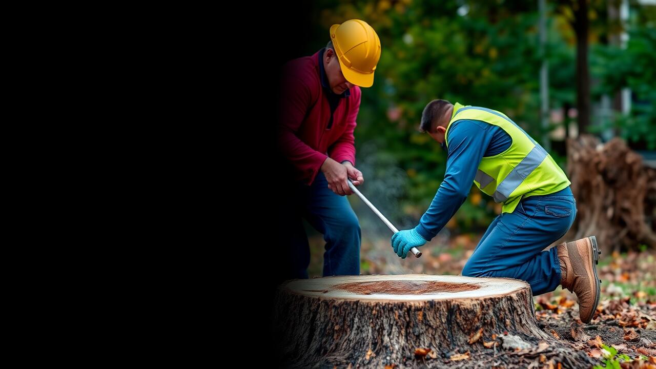 What happens if you leave a tree stump in the ground?