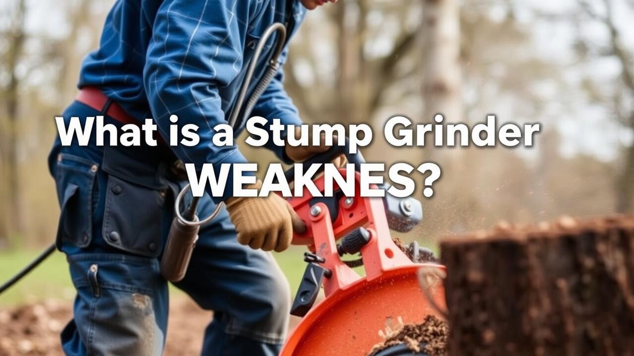 What is a stump grinder weakness?