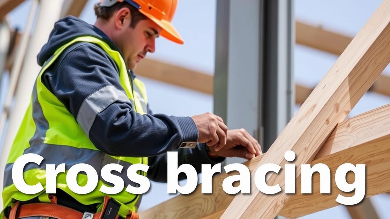 What is the difference between cross bracing and bracing?