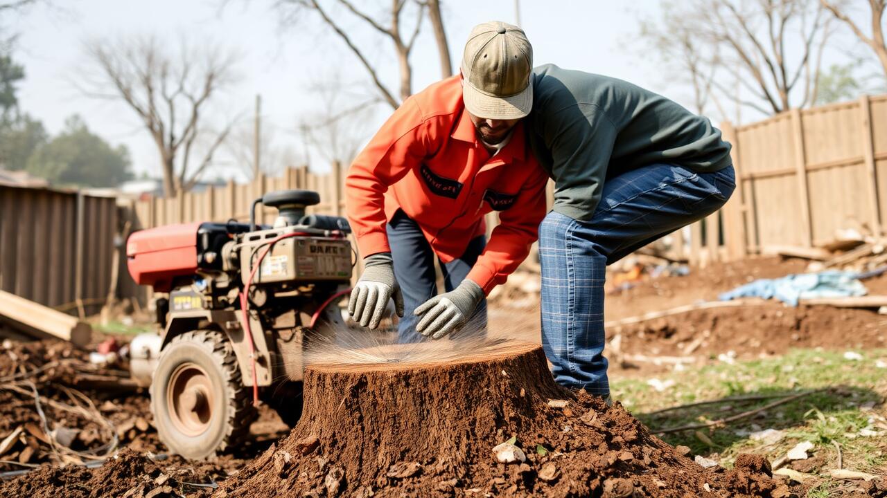 What to expect during a stump grinding process in Lahore