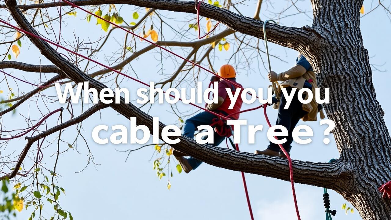 When should you cable a tree?