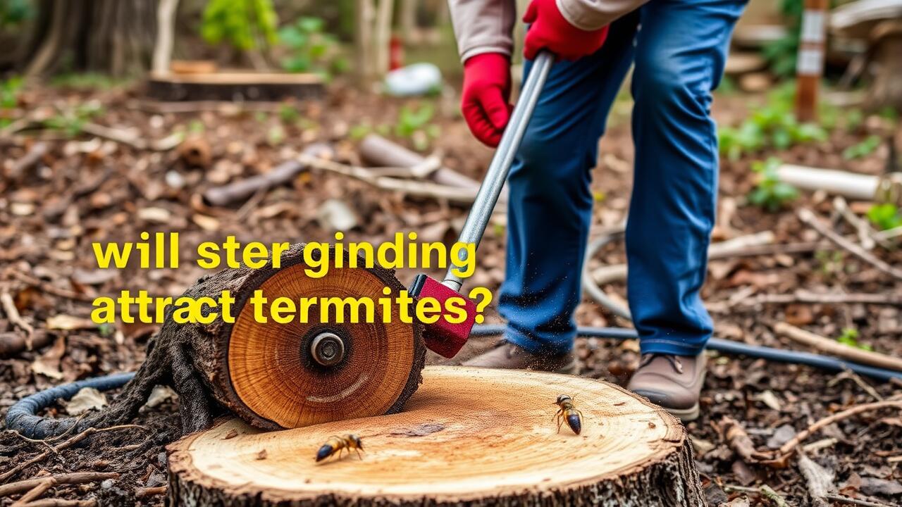 Will stump grindings attract termites?
